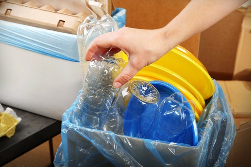 Local waste removal team servicing a Catford business